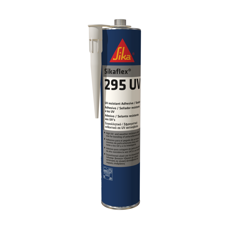 EVAL SIKAFLEX 295uv 300ML BLACK, PART NO: 01755-60BL / Keo dán kính chịu nhiệt Sikaflex 295 UV đen