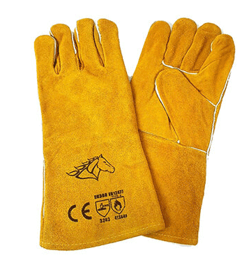 Leather Welding Gloves 14 inches part: GTBH-17664 / Găng tay da bò hàn 14 inch GTBH-17664