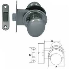 EVAL MAGNETIC PRIVACY DOOR LATCH-EGG, PART NO: Eval - 03395 / Eval Chốt cửa từ tính kiểu trứng, số sản phẩm: Eval 03395