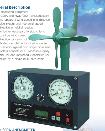 Digital Aenometer Wind speed system HWD-200A  /  Hệ thống đo gió kỹ thuật số HWD-200A