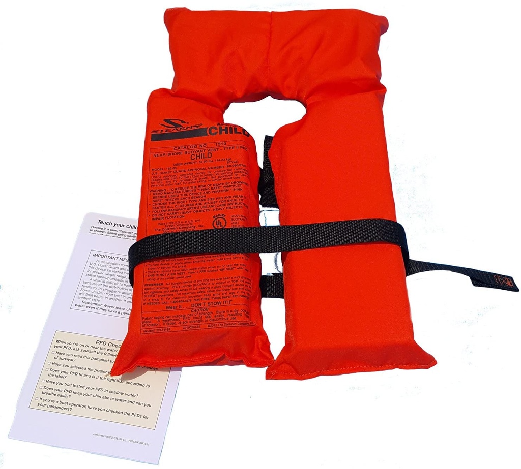 Children Lifejacket, USCG approved, Stearns USA / Áo phao trẻ em, được USCG chấp thuận, Stearns USA