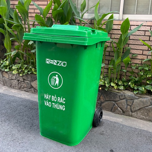 [THUNGRAC240] Trash can 240 litter / Thùng rác nhựa 240 lít