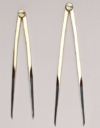 [LALIZAS.94004] Lalizas Straight pattern brass dividers 20,3cm (8''), part no: 94004