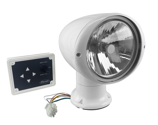 [7000001212] MATROMARINE ELECTRIC SPOTLIGHT 12V. "PRO" H4 WIRED NEW, PART NO: 7000001212 / ĐÈN CHIẾU ĐIỆN MATROMARINE 12V. "PRO" H4 CÓ DÂY MỚI, MÃ HÀNG HÓA: 7000001212