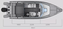 Calypso Stealth 840 family boat, max capacity 10 persons