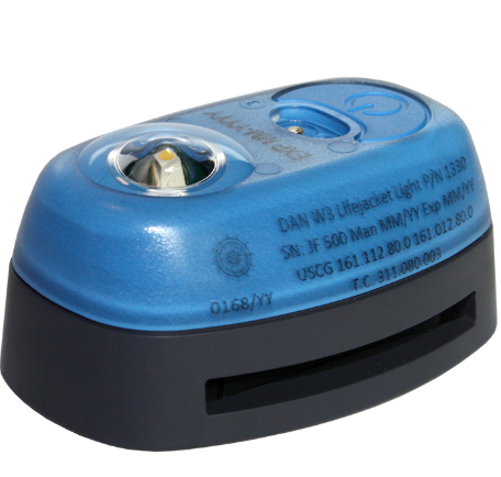 Daniamant W3 Automatic Lifejacket Light with Wheelmark Approved / Đèn Áo Phao Tự Động Daniamant W3 Được Chứng Nhận Wheelmark