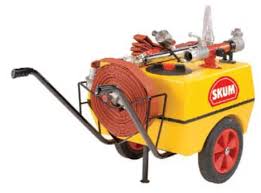 SKUM - Tyco Fire Mobile Foam Cart SK-140 with MLR-40 200lpm, ind50, 2x15m Viking fire hose all with BSS 336 coupling / SKUM - Tyco Fire Xe Đẩy Bọt Di Động SK-140 với MLR-40 200 lít/phút, ind50, 2 ống dẫn lửa Viking dài 15m, tất cả đều có đầu nối BSS 336