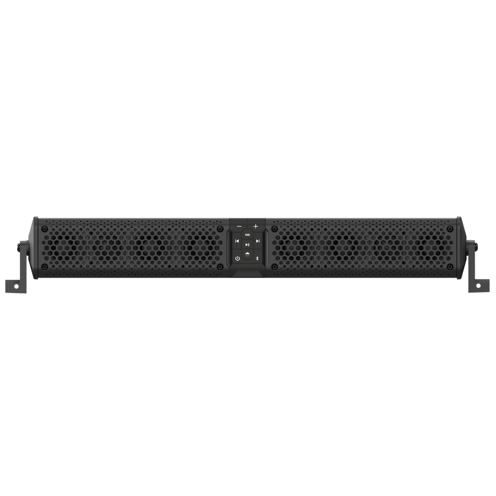 Wet Sounds 8 Speaker All-In-One Amplified Bluetooth Soundbar with Remote (BLACK), model #: STEALTH XT 8-B / Thanh âm thanh Bluetooth khuếch đại tất cả trong một 8 loa Wet Sounds có điều khiển từ xa (ĐEN), model: STEALTH XT 8-B
