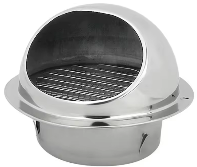 [HANDYMAN.AIRVENTCAPD180] Stainless Steel Air Ventilation Cap, diameter 180mm / Ống thông gió có nắp chụp inox, đường kính 180mm