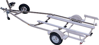[HANDYMAN.BOATCRADLE] Handyman jetski / boat cradle, made of galvanized steel / Giá đỡ có bánh xe cho jetski hay du thuyền dưới 3 tấn