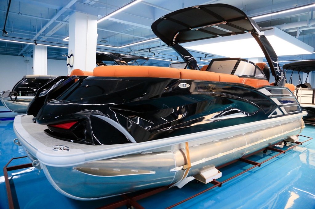 [CALS-22SPT] Calypso 22 feet Sport Pontoon Boat, model: CALS-22SPT / Thuyền phao pontoon phục vụ chạy sông hồ