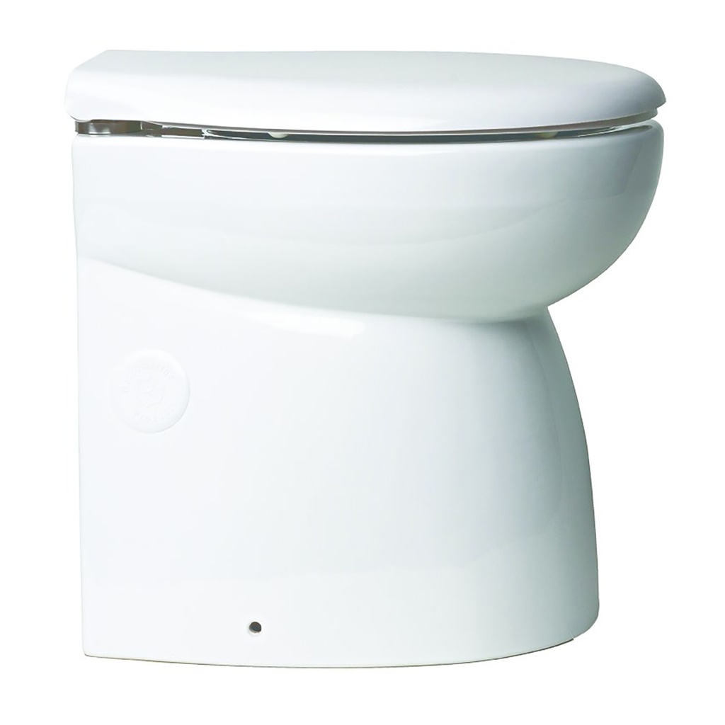 [MATROMARINE.65000002042] MATROMARINE ELECTRIC SILENT TOILET LUXURY low model 12V. SOFT CLOSE SEAT , PART NO: 65000002042 / BỒN CẦU ĐIỆN CHO DU THUYỀN MATROMARINE CAO CẤP, MẪU CẤP 12V, BỒN ĐÓNG MỀM, MÃ HÀNG HÓA: 65000002042