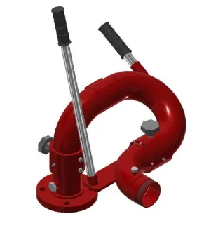 SA Fire Hand Lever Fire Monitor- Marmora Series ANSI 300lb FF DN150 6'', FM Approval