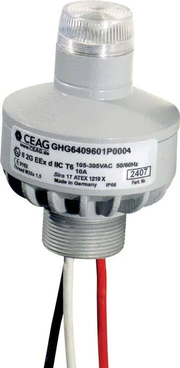 [EATON.GHG6409601P0004] EATON Photocell SG-Ex RFE Sensitivity 4 – 15 lux, Aluminium enclosure, CROUSE HINDS Part No: GHG6409601P0004/ Cảm biến quang EATON SG-Ex RFE, độ nhạy 4 – 15 lux, vỏ nhôm, mã sản phẩm CROUSE HINDS: GHG6409601P0004