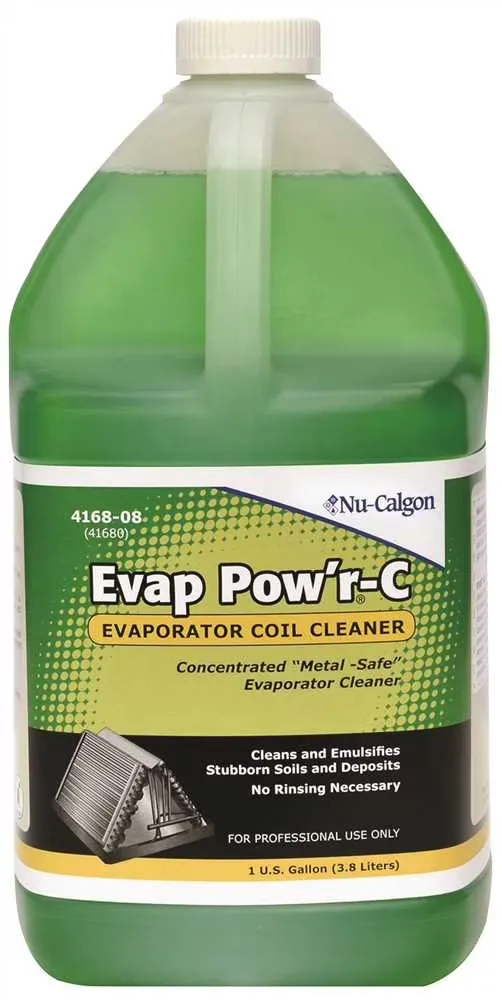 [Nu-Calgon.4168-08] Nu-Calgon Evap Powor-C Evaporator Coil Cleaner (1 Gallon), Part No: 4168-08