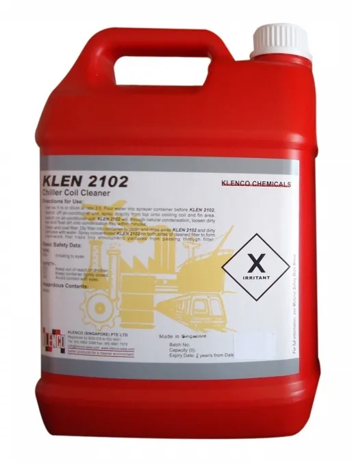 [Klenco.2102] Klenco Chemicals Chiller Coild Cleaner- Evaporator, 5 litres, Part No: 2102