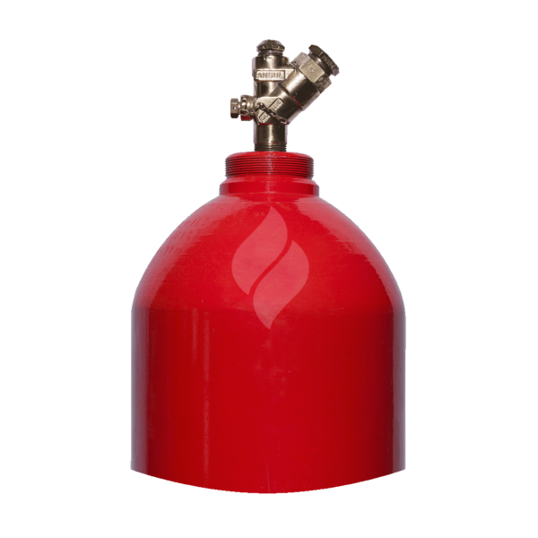 Ansul CO2 Cylinder, Red Enamel, 100 lb. w/GV97 Elec/Actuator Valve, for ANSUL Marine CO2 GV97 Fire Suppression System , part no 423182 / Bình CO2 Ansul, Men đỏ, 100 lb. có van điện/bộ truyền động GV97, dành cho Hệ thống chữa cháy CO2 GV97 của ANSUL Marine, mã hàng hóa 423182