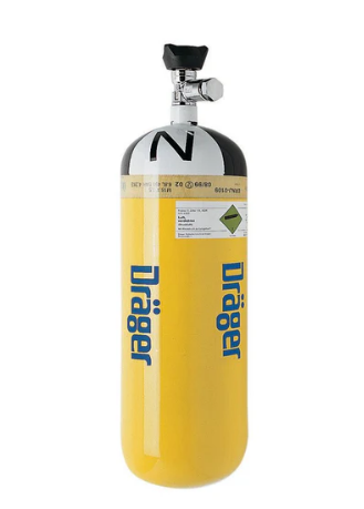 Drager carbon composite air cylinder 9L / 300 bar for self contained breathing apparatus (SCBA) / Bình thở cho bộ bình thở cứu hỏa SCBA