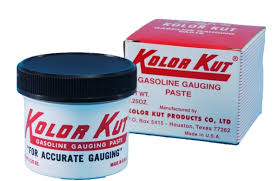 Gasolin and oil finding paste
