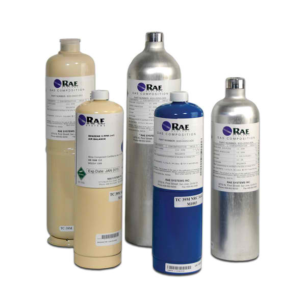  Khí hiệu chuẩn cho máy dò VOC - 100 ppm Isobutylene trong không khí, 34 lít, bình thép