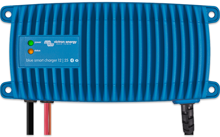 Victron BLUE SMART BATTERY CHARGERS IP67 120V, Waterproof, Blue Smart IP67 Charger 12/25(1), part no: BPC122547106