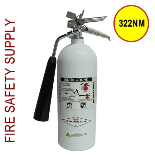  Amerex model #322 5lb Carbon Dioxide extinguisher 