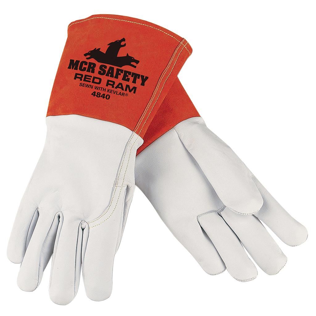  Red Ram Grain Goat skin MIG/TIG gloves - Memphis Gloves, USA