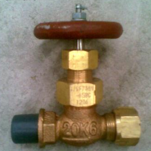 "Marine Bronze 20kgf/cm2 Globe Valve F-7388 / 20kgf / cm2 F-7388"