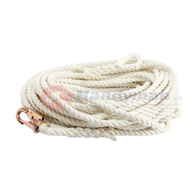 Sellstrom 25' Rope Lifeline w/ Spliced Eye part no: 9450-PSE58025 / Dây thừng cứu sinh Sellstrom 25' có mắt nối mã hàng hóa: 9450-PSE58025
