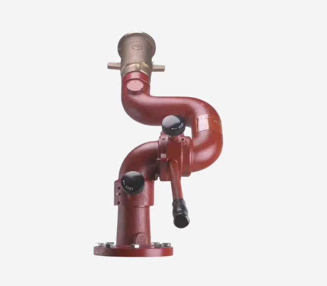 AKRON BRASS OMEGA DECK PIPE 3"FLG X 2.5 NH# FM, PART NO: 35260002 / ỐNG SÀN ĐỒNG THAU AKRON OMEGA 3"FLG X 2.5 NH# FM, MÃ HÀNG HÓA: 35260002