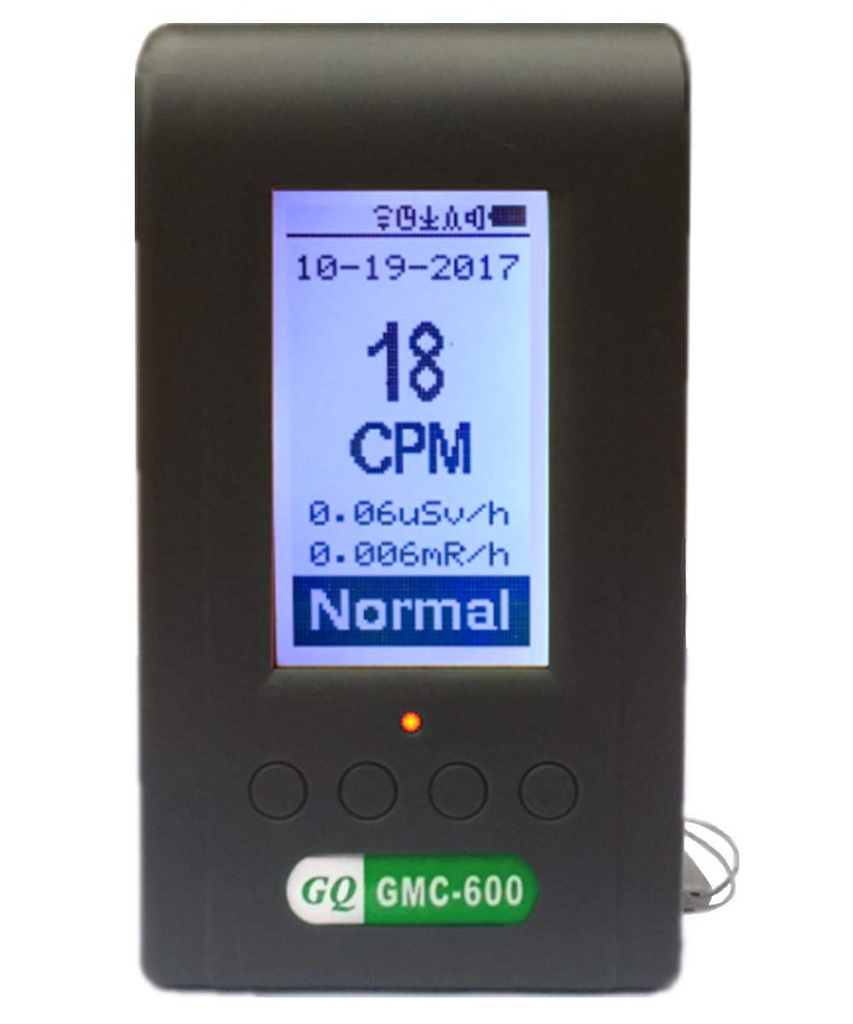 GQ GMC-600 Plus Alpha Geiger Counter Radiation Detector Dosimeter Alpha Beta Gamma XRay LND 7317 / GQ GMC-600 Plus Alpha Máy đo Geiger Đo bức xạ tia Alpha Beta Gamma X LND 7317