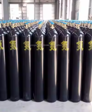 45L WP 200 bar Seamless Gas / Lifeboat Air Cylinder with QF-2C Valve and Steel Round Cap (empty)