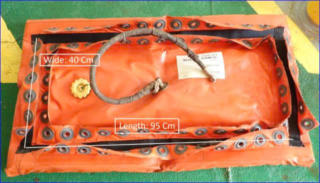 Self-Righting Air Bag for Fast Rescue Boat