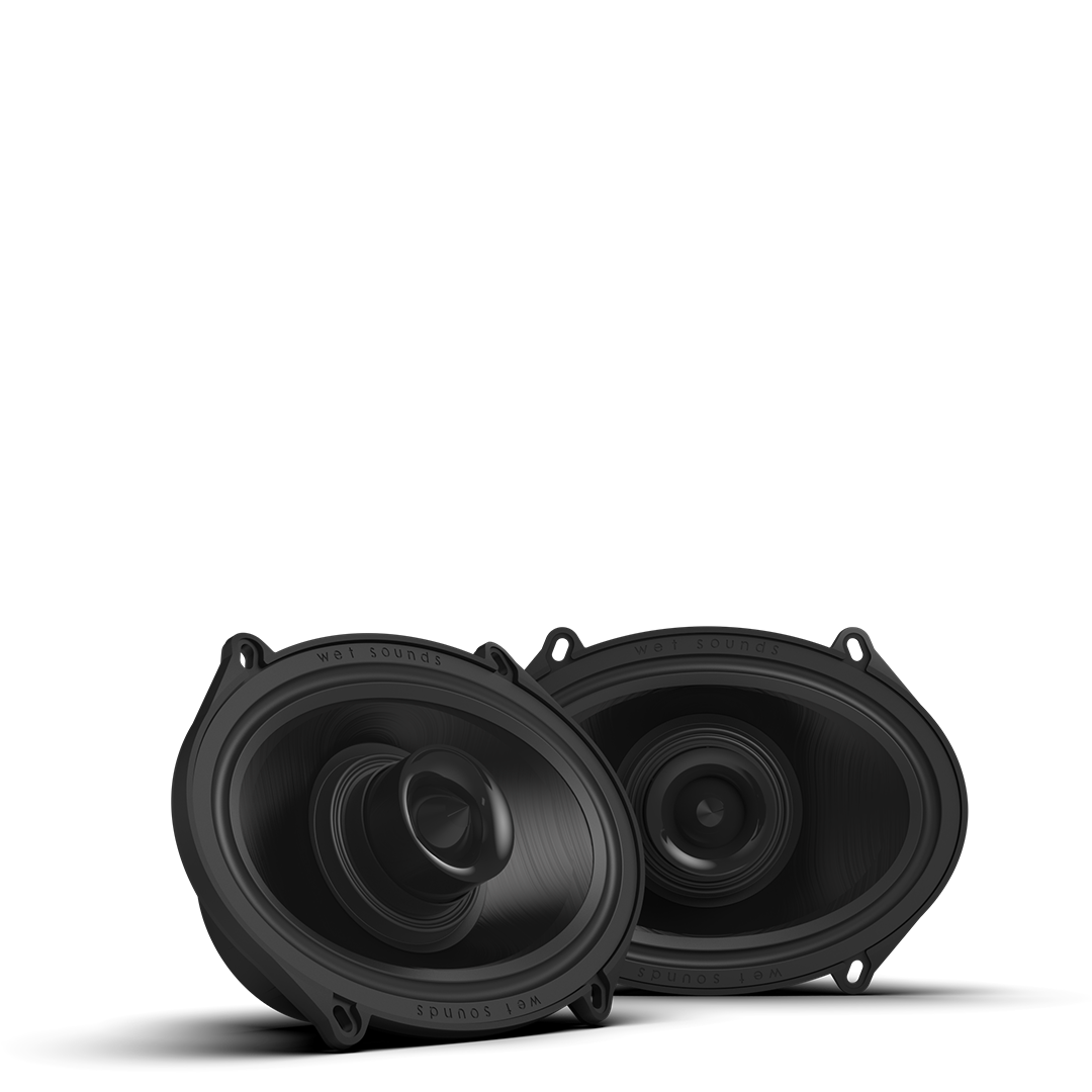 [ZERO 57 XZ -B] Wet Sounds Black ZERO Series 5x7” Coaxial Speaker - No Grille (Sold in Pairs), model #: ZERO 57 XZ -B