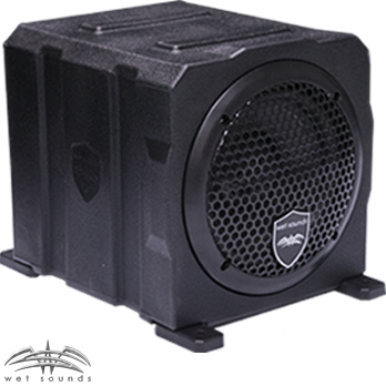 [STEALTH AS-6] Wet Sounds 6.5” Amplified Subwoofer with enclosure - Perfect for the STEALTH ULTRA Series!, model #: STEALTH AS-6