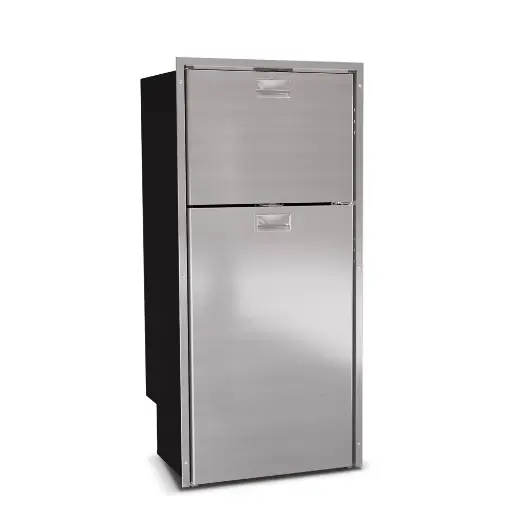 [0400-0114] Vitrifrigo Double door refrigerator - freezer door inside mounting flange, Steelock, model: DP2600iX OCX2