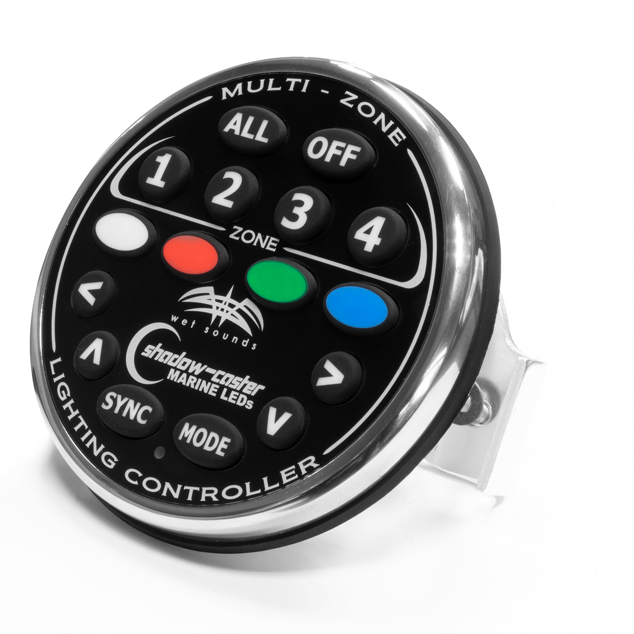 [WS-4Z-RGB REMOTE] Wet Sounds 4 Zone RGB LED Remote for the WS-4Z-RGB-BB Controller, model #: WS-4Z-RGB REMOTE