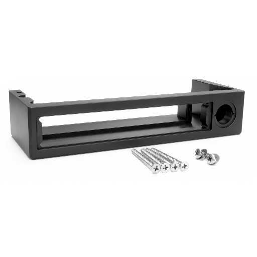 [WS-EQ UDM - B] Wet Sounds Black Aluminum Under Dash EQ Mounting Bracket w/ WW-BT VC Mounting Hole, model #: WS-EQ UDM - B