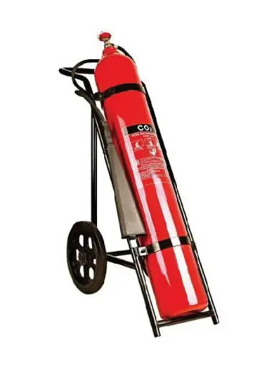 [MT24] Wheeled CO2 fire extinguisher 24kg MT24 , China / Bình chữa cháy CO2 loại xe đẩy 24kg MT24, Trung Quốc