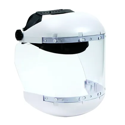 [31140] Sellstrom White Plastic Crown and Chin Protector w/ 36040 Fog-Free Window and Ratchet Headgear w/ White Plastic Crown/Chin Protector part no: 31140