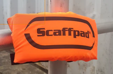 [400176] SCAFFPAD Scaffolding Safety Impact Protection Foam Pad Orange, Double, size: 24cm x 20cm x 5cm