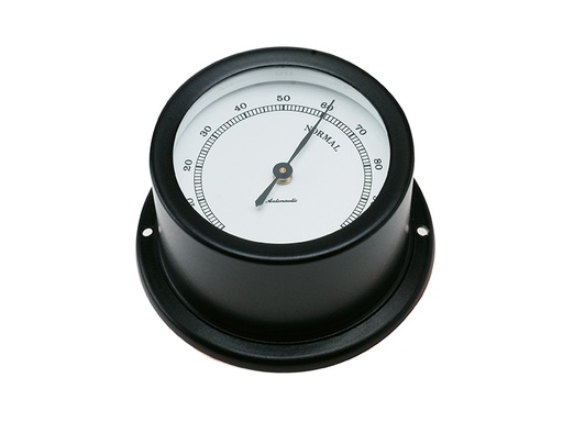 [H72N] Autonautic 72 mm aluminium hygrometer. Black H72N, part no: H72N