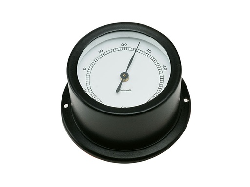 [T72N] Autonautic 72 mm aluminium thermometer. Black T72N, part no: T72N