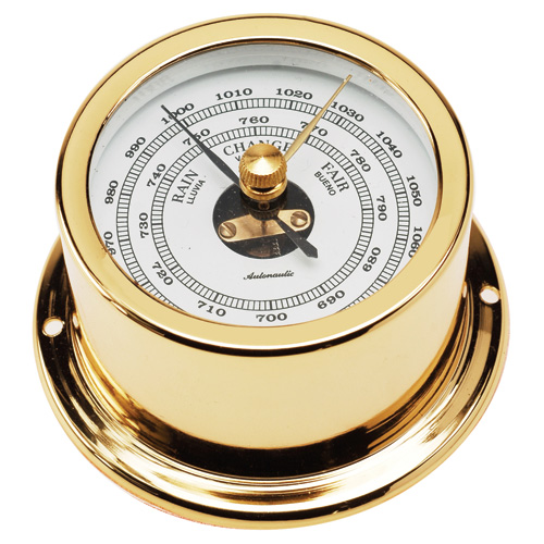 [B72D] Autonautic 72 mm brass barometer, part no: B72D