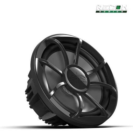 [RECON 10 FA-BG] Wet Sounds Recon Subwoofer 10" XS Black Grille Gun Metal Cone-open grille (Ea)
4-OHM Impedance, model #: RECON 10 FA-BG