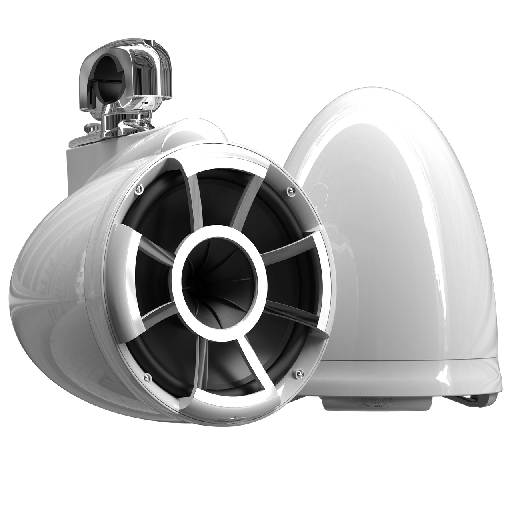 [REV 10 W-SC V2] Wet Sounds REV 10 with Swivel Clamp - Stainless Steel (Pair), model #: REV 10 W-SC V2