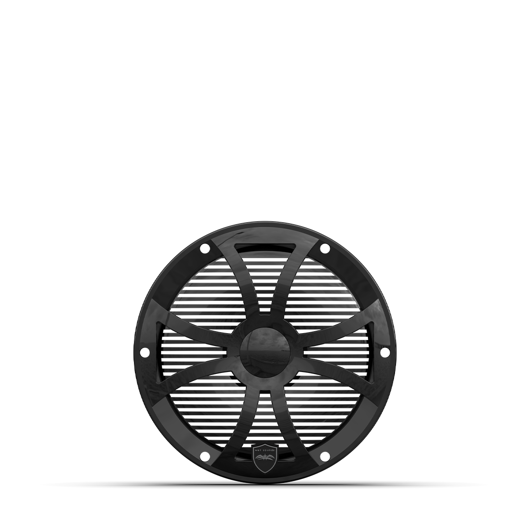 [REVO 8 FA SW-B GRILLE] Wet Sounds Black SW Closed Style Grille for the REVO 8” Subwoofer, model #: REVO 8 FA SW-B GRILLE