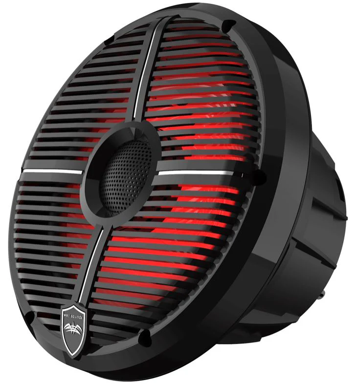 [REVO 8-XW-B] Wet Sounds Black Closed XW Grille 8” Coaxial Speakers (pair), model #: REVO 8-XW-B / Loa đồng trục Wet Sounds Black Closed XW Grille 8” (cặp), model: REVO 8-XW-B
