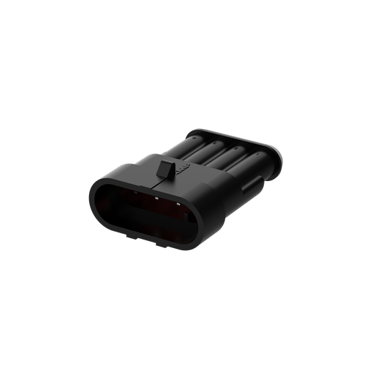 [RGB-4-KIT-10-F V5] Wet Sounds 4 Pin Waterproof connector FEMALE Connector kit (Connector Body w/ pins) - 10 Sets, model #: RGB-4-KIT-10-F V5