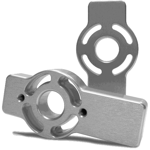 [ADP MC Bracket-11] Wet Sounds 1pr of (brushed) Master Craft Tower Disc Mount Adapters, model #: ADP MC Bracket-11
